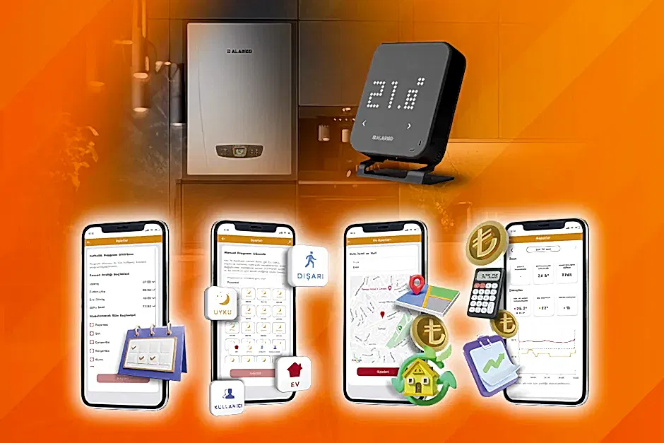 Akıllı termostat Entegre Edilebilen Kombiler